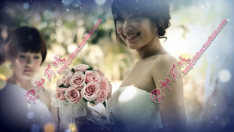 梦幻水晶爱情ED6高端婚礼片头模板 微电影MV开场预告EDIUS模板