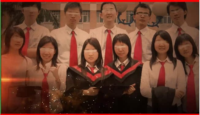 同学聚会震撼开场片头高清AE 红色大气震撼聚会毕业片头素材模板