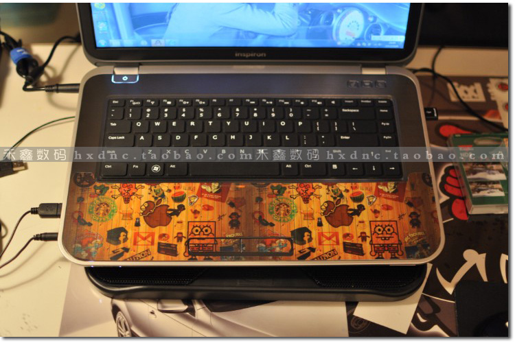 Máy tính xách tay phim phổ Lenovo Dell kê HP Samsung ASUS Thần Châu vỏ máy tính dán đầy màu sắc anime phim hoạt hình thân máy bay bảo vệ phụ kiện phim 10 13.3 14 15.6 inch
