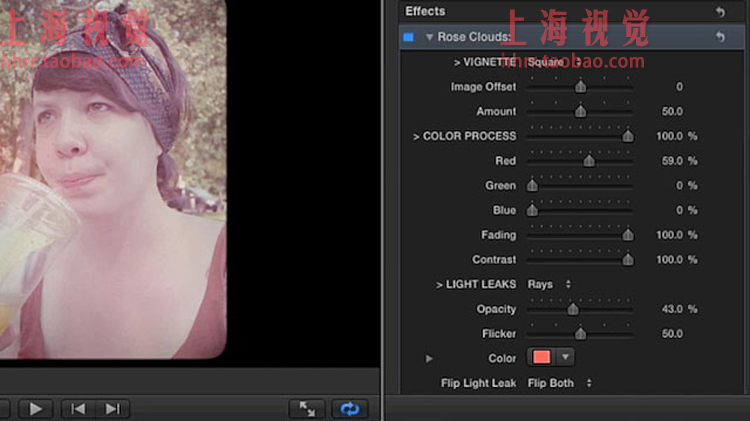 FCPX插件 Red Giant Carousel 温馨怀旧复古老式相机效果插件