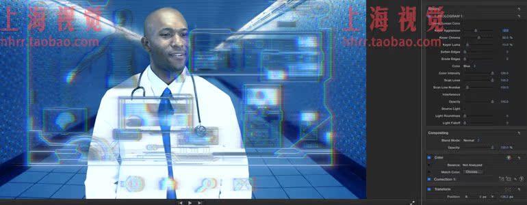 FCPX插件 Prologram 专业全息投影效果 for Final Cut Pro X