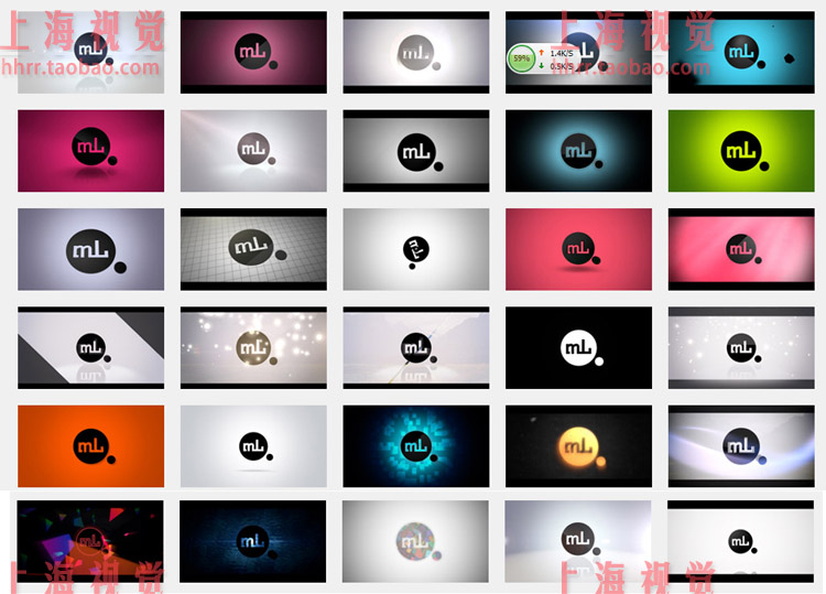 FCPX 插件：MotionVFX mLogo 1+2 标题logo动画（60组）