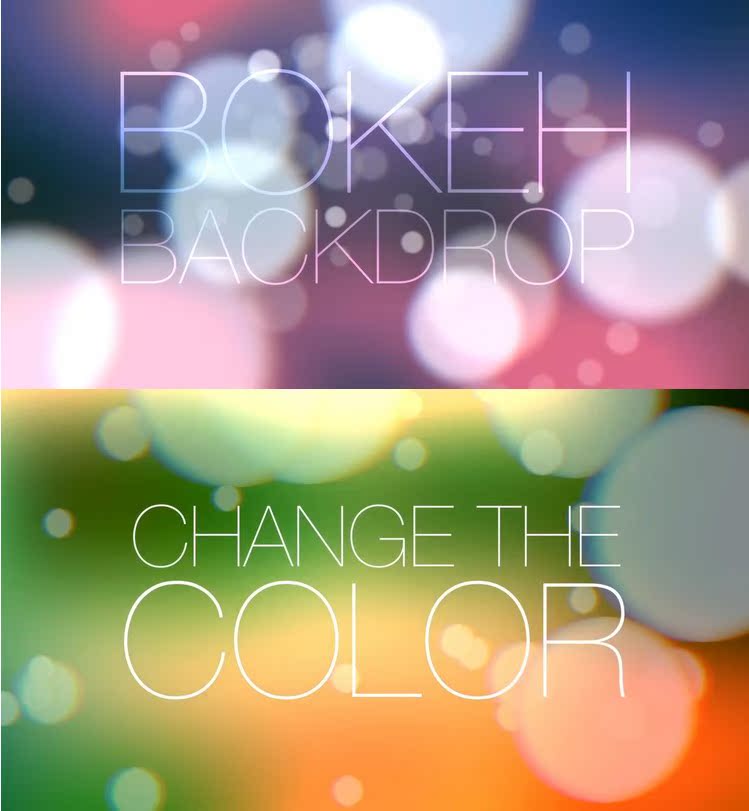 FCPX插件-梦幻朦胧虚化背景光斑粒子文字标题预设 ProDrop 1+4