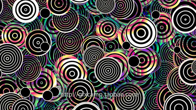 VideoHive 黑白复古绚丽花纹图形视频素材+AE工程