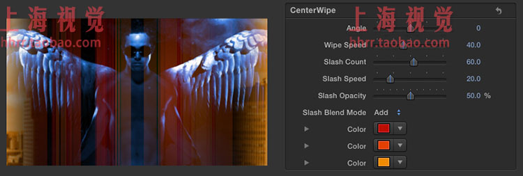FCPX插件 Slash 彩条过渡转场效果 for Final Cut Pro X
