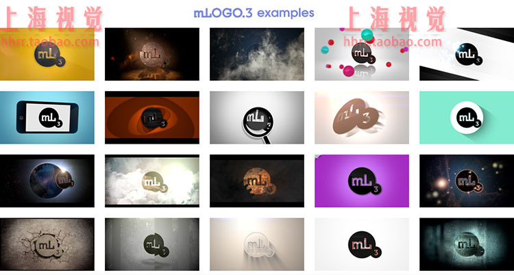 Final Cut Pro X 插件：MotionVFX mLogo 3 标题LOGO动画（30组）