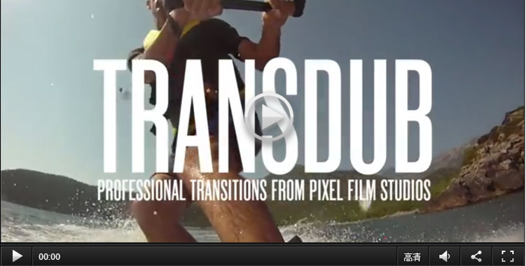 FCPX插件 TransDub 分离闪烁万花筒效果转场 for Final Cut Pro X