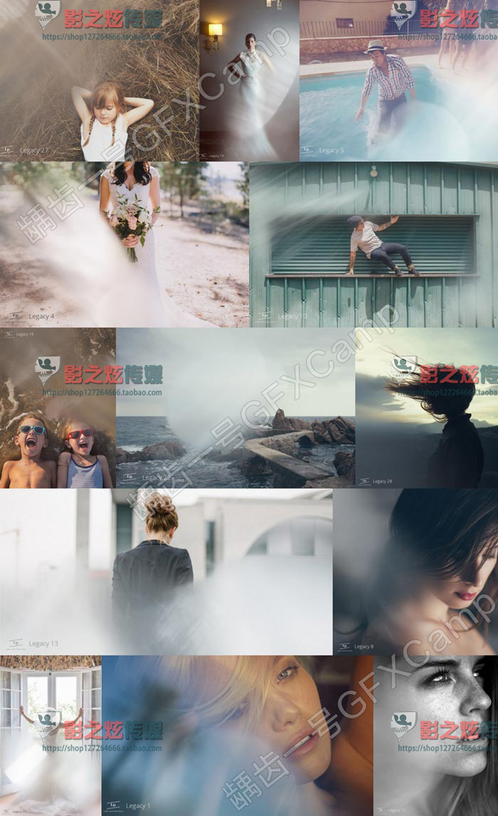 30个清新唯美镜头光斑光晕炫光4K高清视频素材