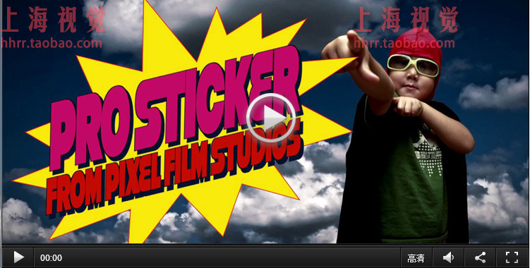 FCPX插件 ProSticker 专业漫画贴纸标题效果 for Final Cut Pro X