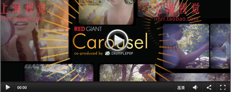 FCPX插件 Red Giant Carousel 温馨怀旧复古老式相机效果插件