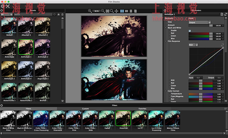 Final Cut Pro X 插件 Film Stocks 胶片调色风格288种 for FCPX