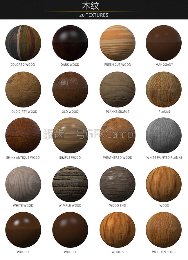 500+E3D V2材质预设包 Element 3D 金属/布料/皮革/橡胶 Win/Mac