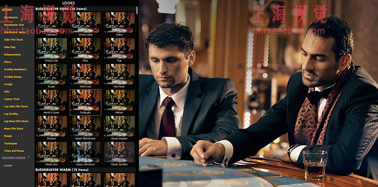 FCPX插件 Looks 3  looks 4  looks 5 专业电影级调色大师工具