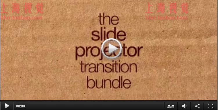 FCPX插件 Slide Projector 怀旧幻灯片转场